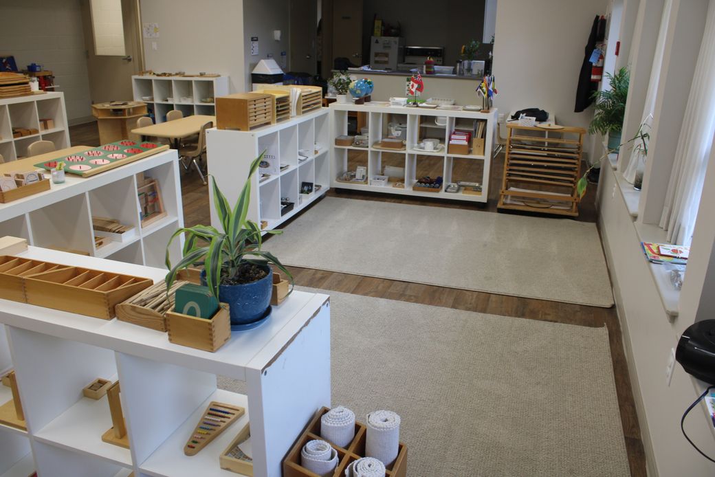 Montessori sensorial materials in the Casa classroom